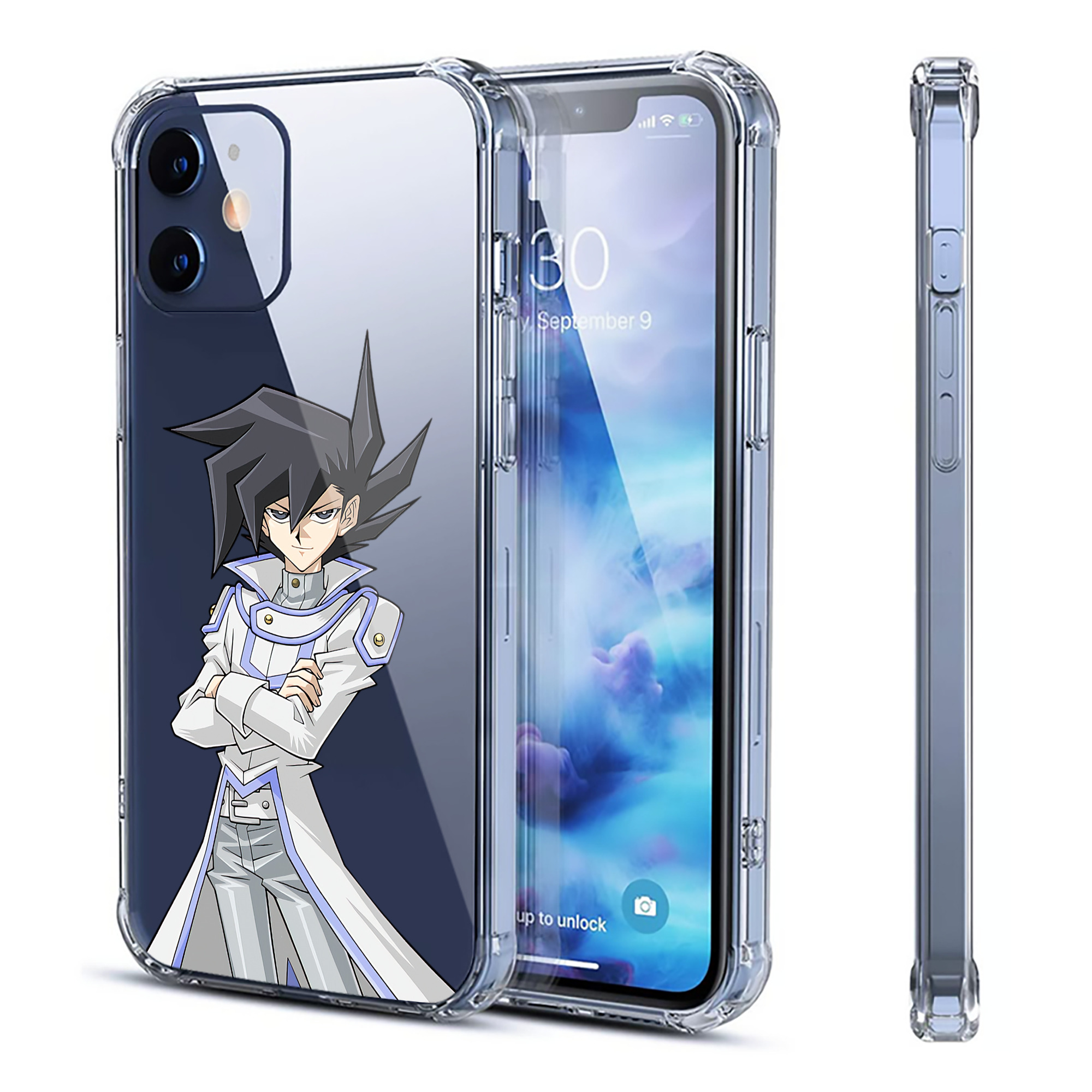 （画像用） 遊☆戯☆王 Yu-Gi-Oh! 【iPhone 12シリーズ対応】透明スマホケース（クリアソフトケース）